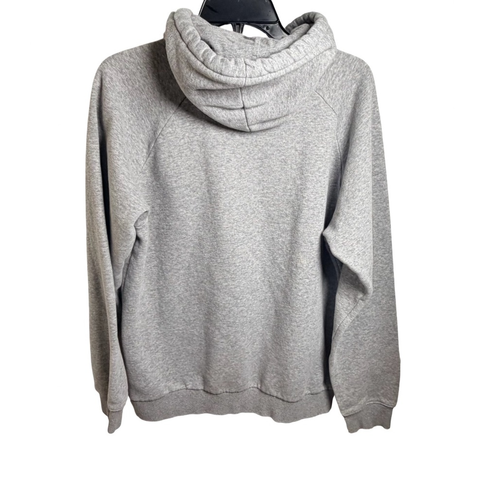 Adidas Gray Trefoil Logo Hoodie size medium-unisex - Picture 3 of 5